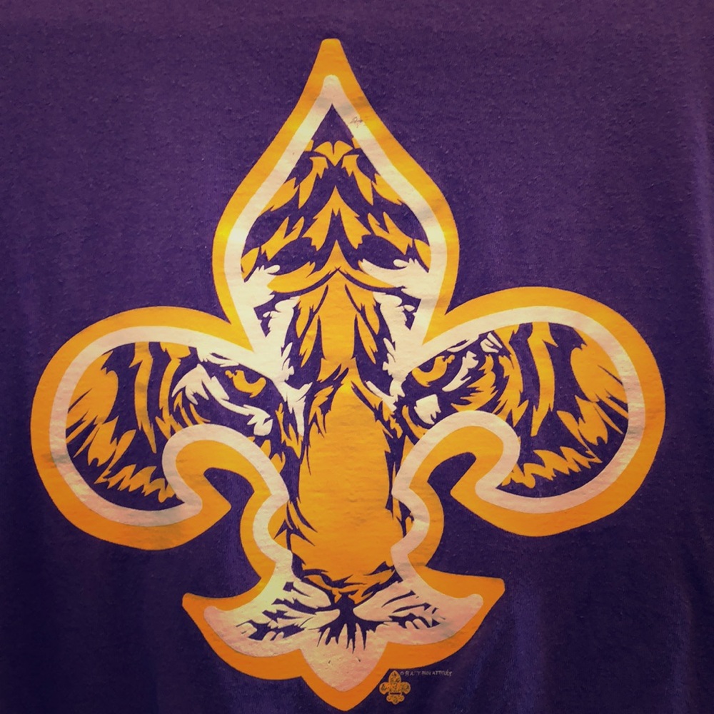 LSU short sleeved tee